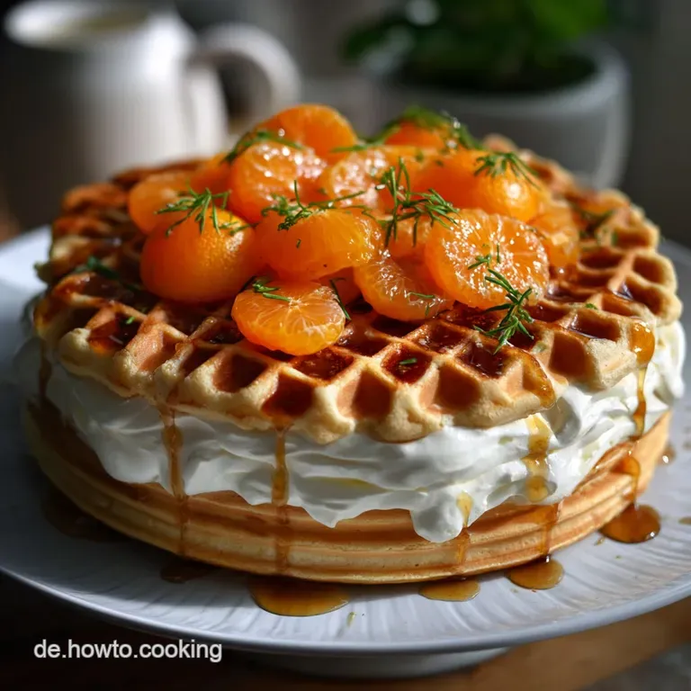 No Bake Waffelkuchen Mandarine: Der einfache Blitzkuchen