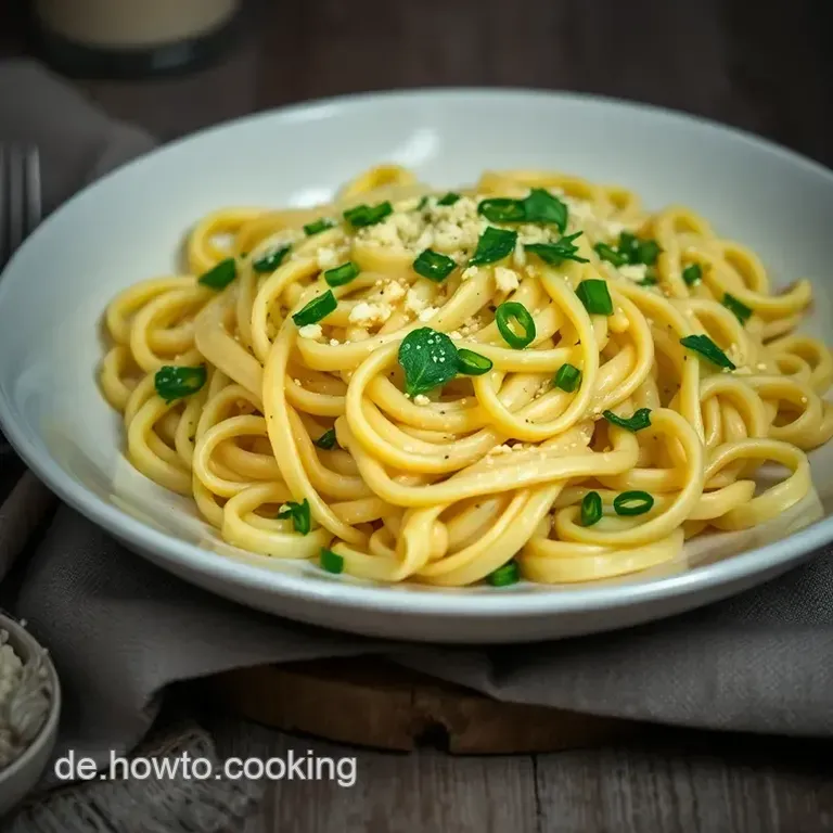 Nudeln Mit Cremiger Brokkoli-So&szlig;e: Ein Gr&uuml;nes Vergn&uuml;gen Auf Dem Teller presentation