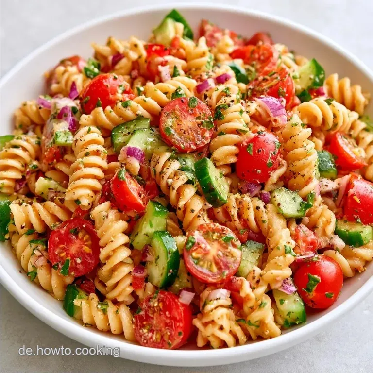 Nudelsalat Honig-Senf mit Kirschtomaten