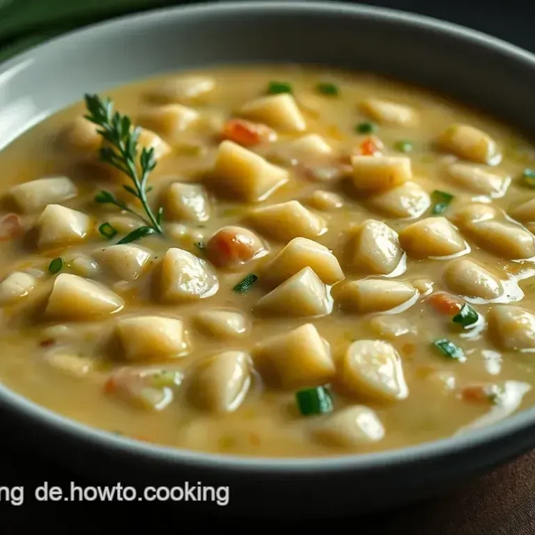 Oma s Creamy Leek and Potato Soup (Lauch-Kartoffel-Suppe)