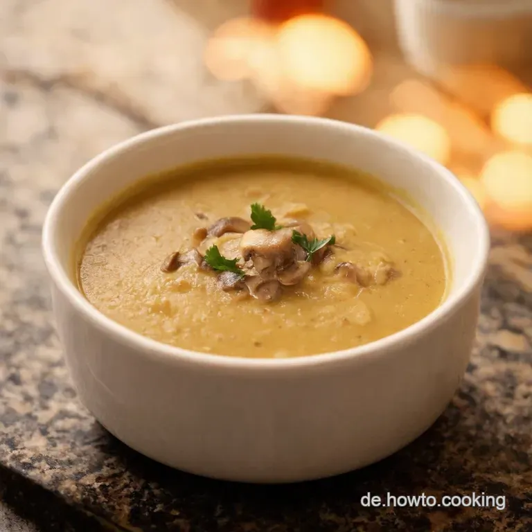 Omas Beste Champignonrahmsuppe Cremig K&ouml;stlich Einfach presentation