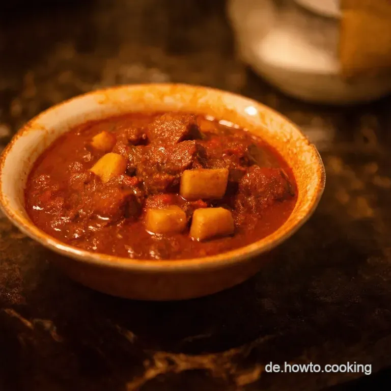 Omas Bestes Original Wiener Gulasch presentation