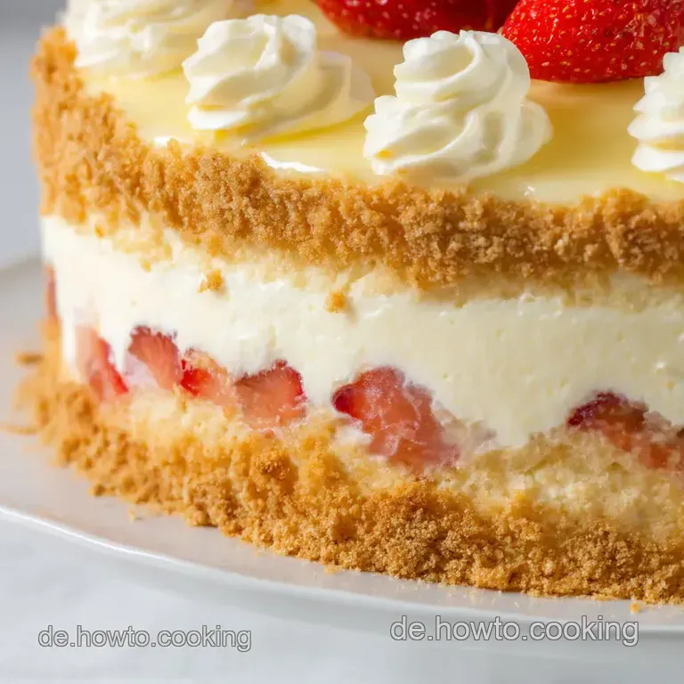 Omas Festtagstorte: Himmlische Buttercremetorte Mit Vanille Und Erdbeeren presentation