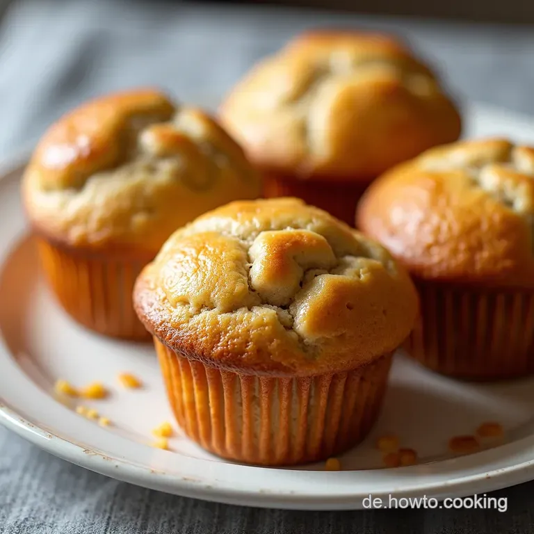 Einfache saftige Bananenmuffins Omas Geheimnis für den Sonntagskuchen