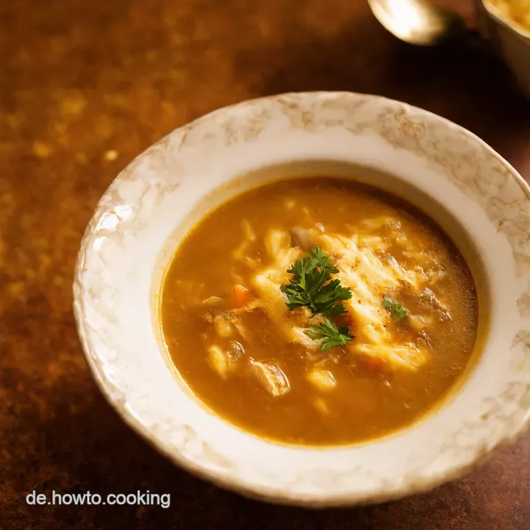 Omas Herzhafte Markknochensuppe presentation