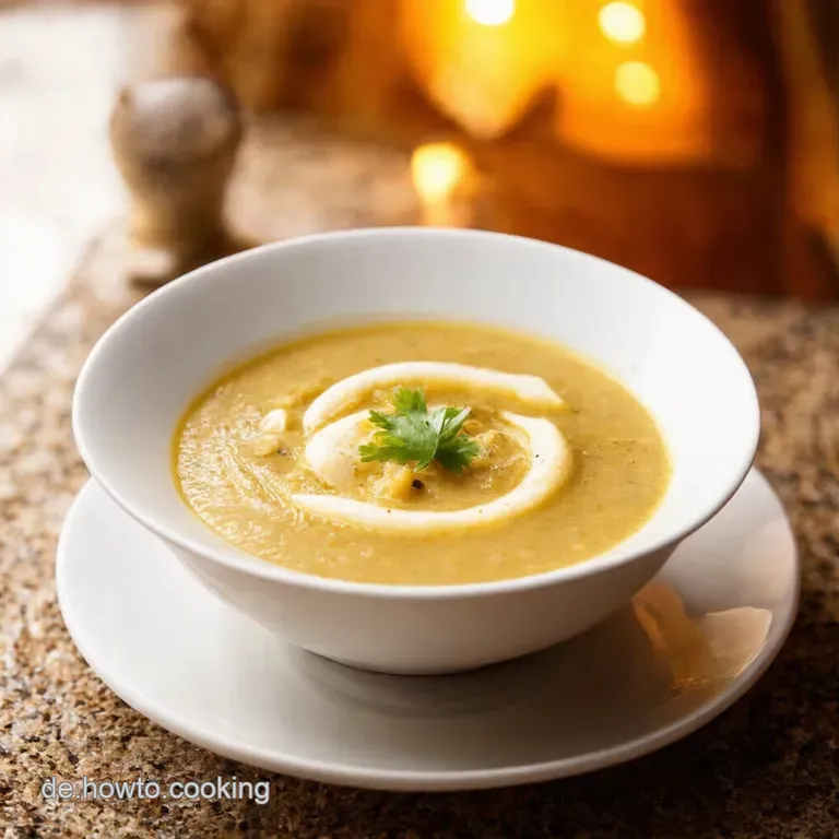 Omas Herzhafte Weißkohlsuppe Einfach Gesund und Glücklich presentation