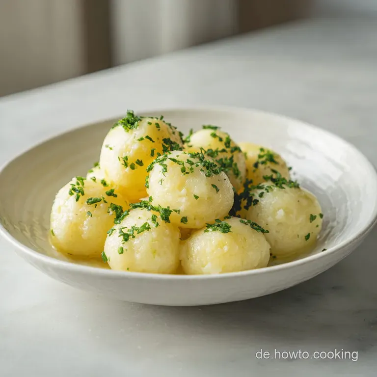 Omas Kartoffelkl&ouml;&szlig;e aus gekochten Kartoffeln