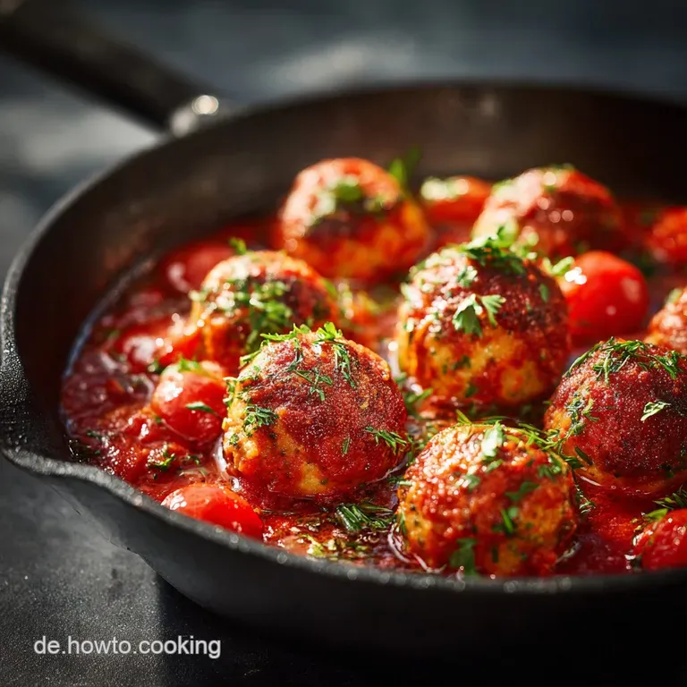 Hackb&auml;llchen in Tomatenso&szlig;e Omas Geheimnis F&uuml;r Saftige Fleischb&auml;llchen presentation