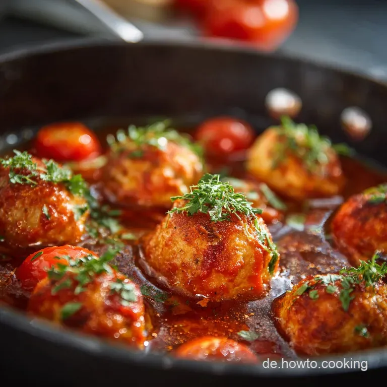 Hackb&auml;llchen in Tomatenso&szlig;e Omas Geheimnis f&uuml;r saftige Fleischb&auml;llchen