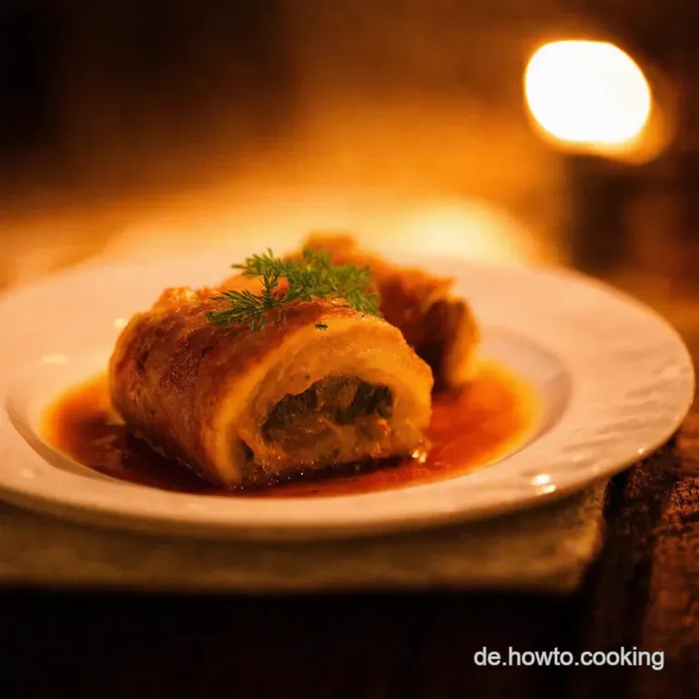 Omas WirsingKohlrouladen presentation