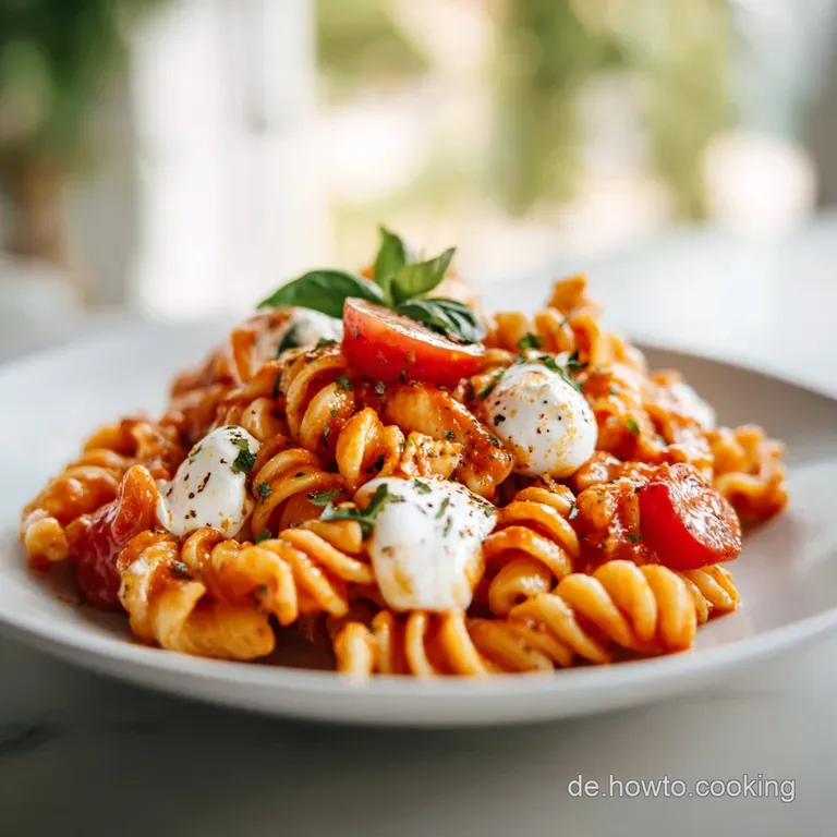 One Pot Pasta Tomate Mozzarella: Cremig & Schnell