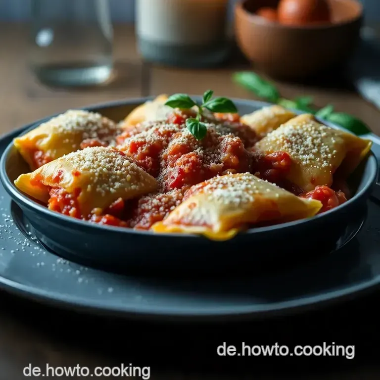 Panzerotti Mit Kr&auml;uterseitlingen in Tr&uuml;ffel-Parmesanschaum presentation