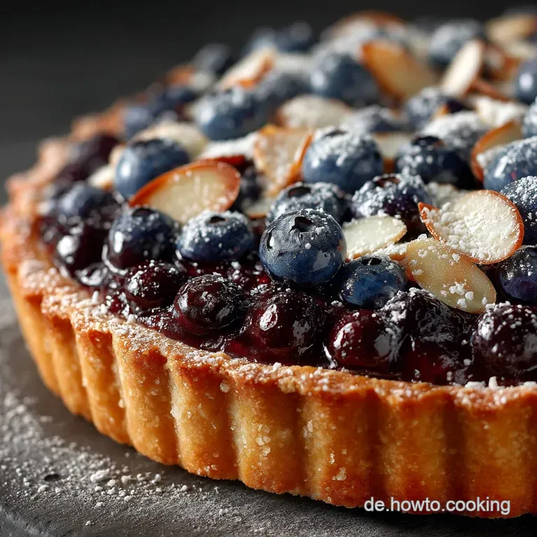 Omas Geheimnis Die perfekte BlaubeerSchmandTarte mit knusprigen Streuseln presentation