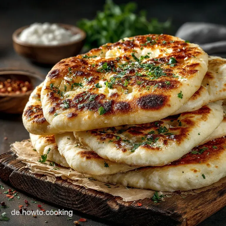 Das Perfekte Naan Brot Fluffig Wie Aus Dem Tandoor Aber Aus Der Pfanne presentation