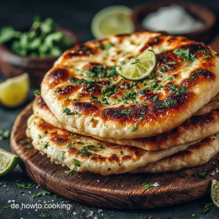 Das Perfekte Naan Brot Fluffig wie aus dem Tandoor Aber aus der Pfanne