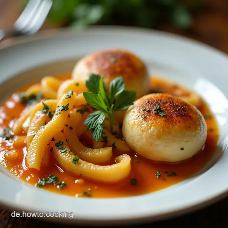Pfifferlinge in Rahm mit Semmelkn&ouml;del