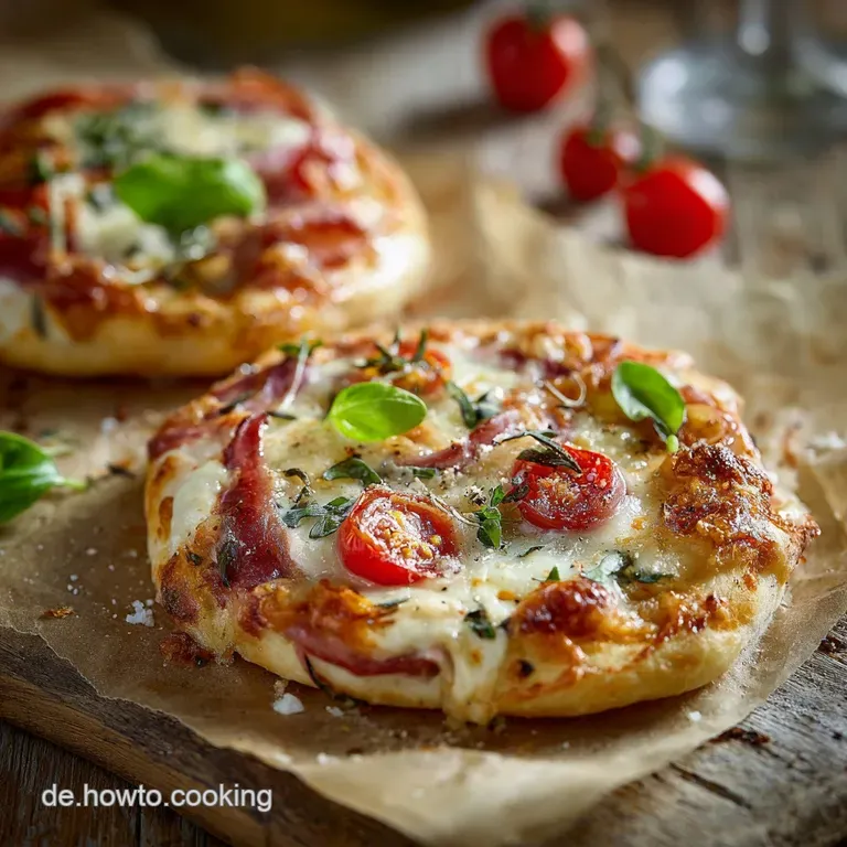 Pizza f&uuml;r Babys und Kleinkinder: Fluffige Quark-Mini-Pizzen perfekt als Fingerfood