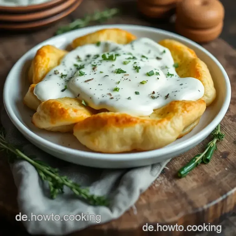 Puffbohnen mit Kräuterquark – Eine köstliche und leichte Frühlingsspeise presentation