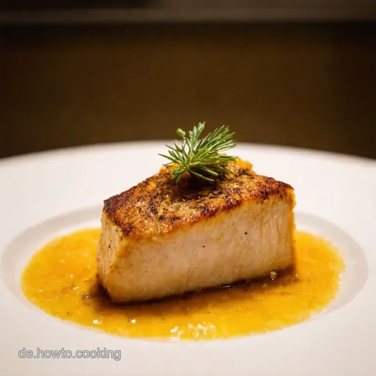 Putenfilet in ZitronenKräuterMarinade presentation