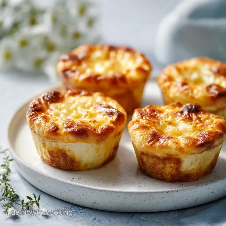 5-Minuten-Muffins mit 400 g Quark und Vanillepudding