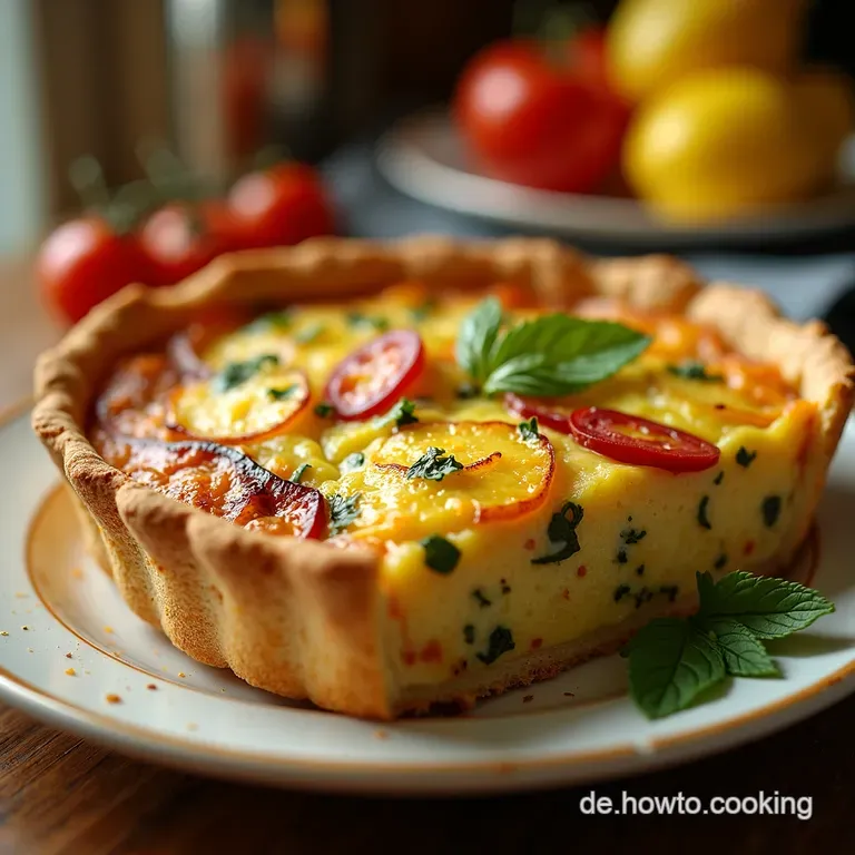 Quiche Lorraine presentation