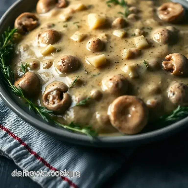 Rahmschwammerl Wie Beim Wirt &ndash; Cremige Pilzrahmsauce presentation