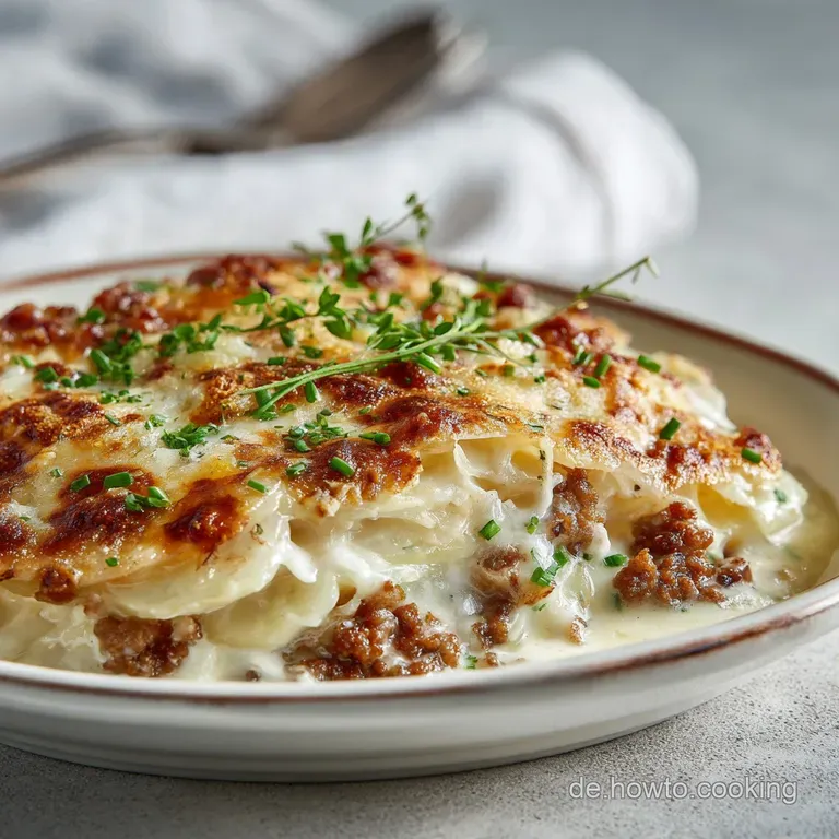 Rezept Schwarzwurzeln mit Hackfleisch und K&auml;se