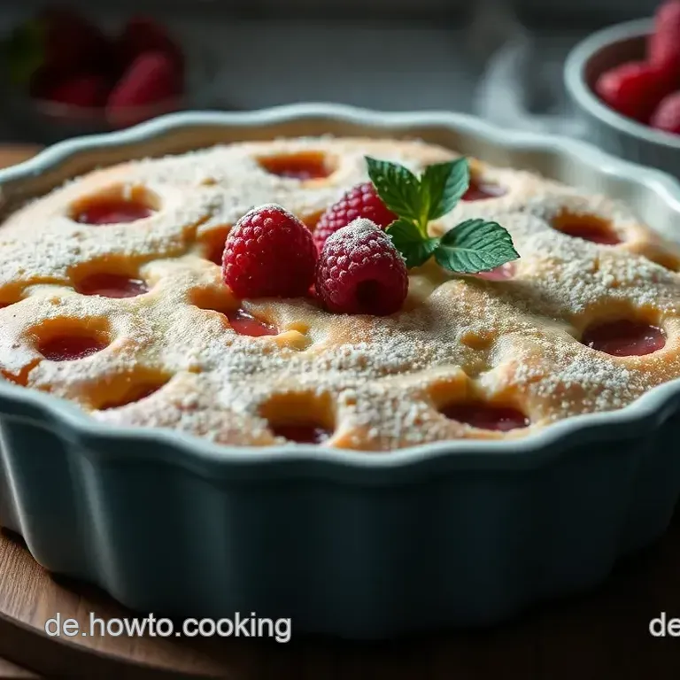 Rhabarberkuchen mit Streuseln und Pudding