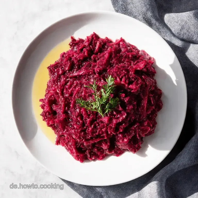 Rote Bete Salat Traditionell Omas Rezept f&uuml;r Gl&uuml;ck