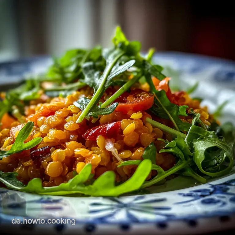 Roter Linsensalat: Schnell & Aromatisch