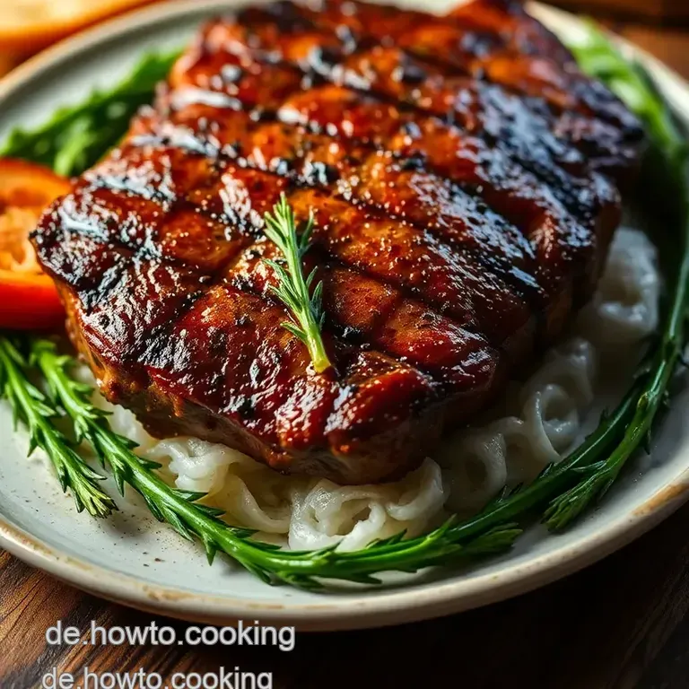 Russisches Rinderschaschlik Mit Entrec&ocirc;te presentation