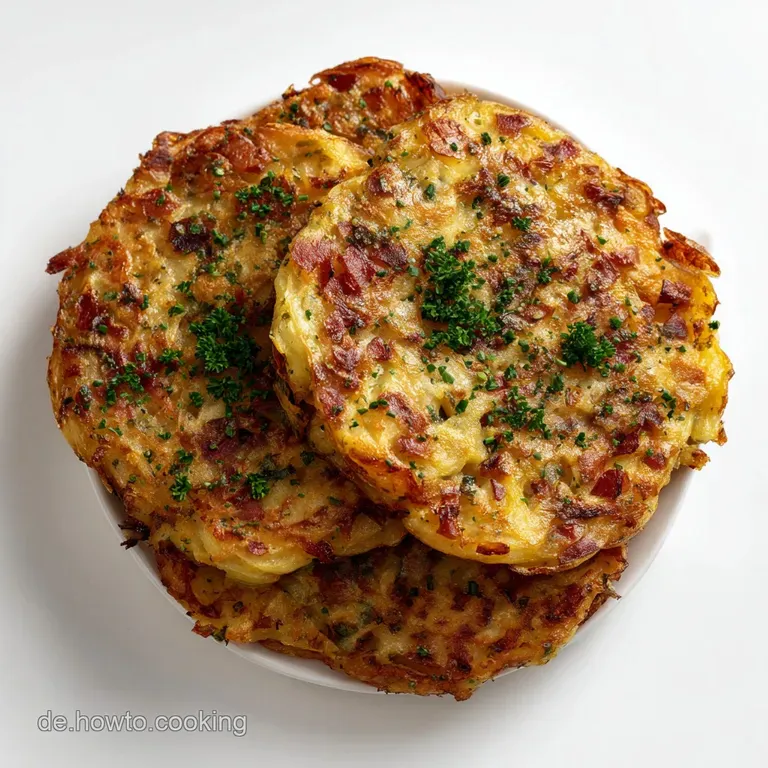 Rustikale Kartoffelpizzen Speck Zwiebeln Comfort Food nach Els&auml;sser Art