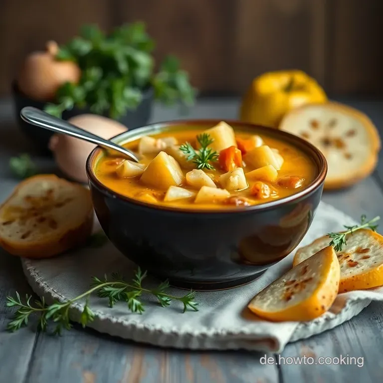 Rustikale Wrukensuppe wie von Oma Elsa - Einfach & Herzhaft