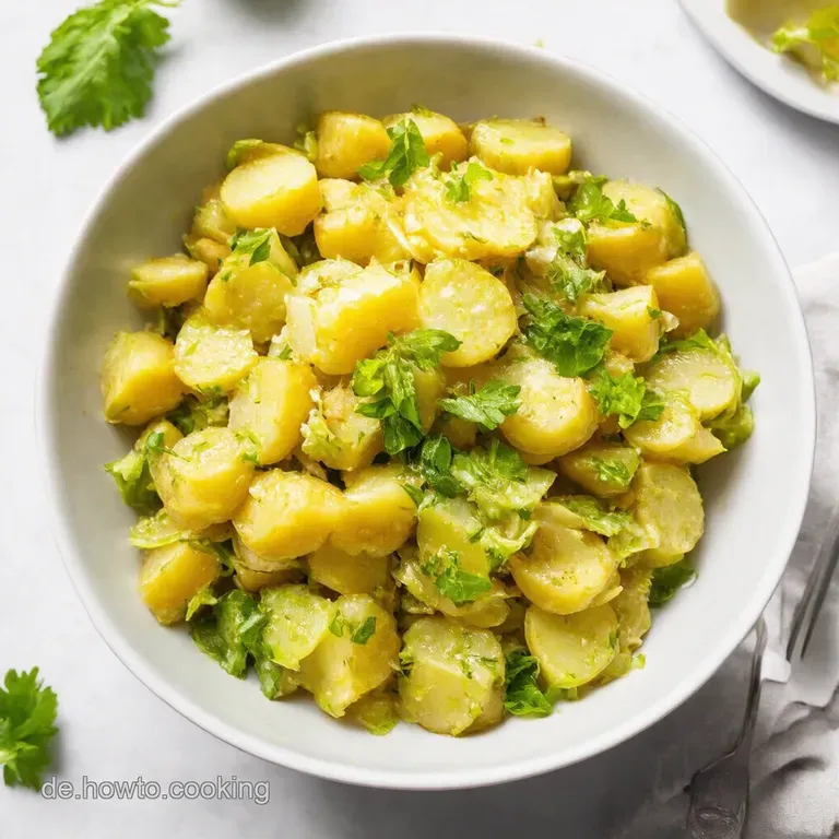S&auml;chsischer Kartoffelsalat mit Fleischsalat
