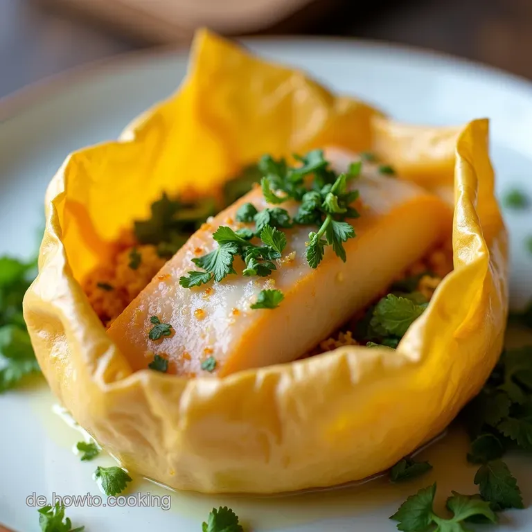 Saftige LachsPäckchen En Papillote mit Zitrone und Kräutern