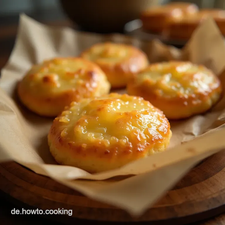 Goldene Marzipank&uuml;sschen Saftige Butterpl&auml;tzchen Mit Zartem Marzipankern presentation