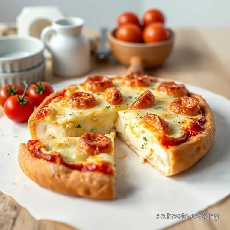 Saftige Pizzaschnecken mit fluffigem Hefeteig presentation