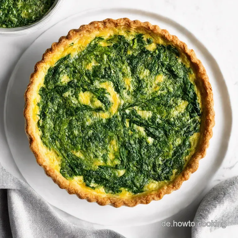 SpinatQuiche Mein liebstes Gefrorener Blattspinat Rezept