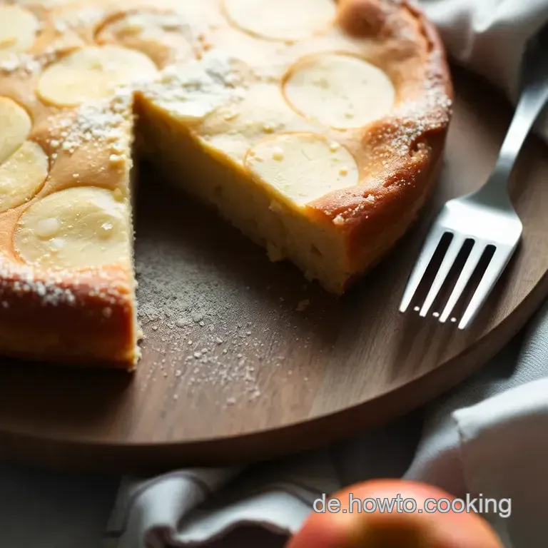 Saftiger Apfel-Zimt Blechkuchen presentation