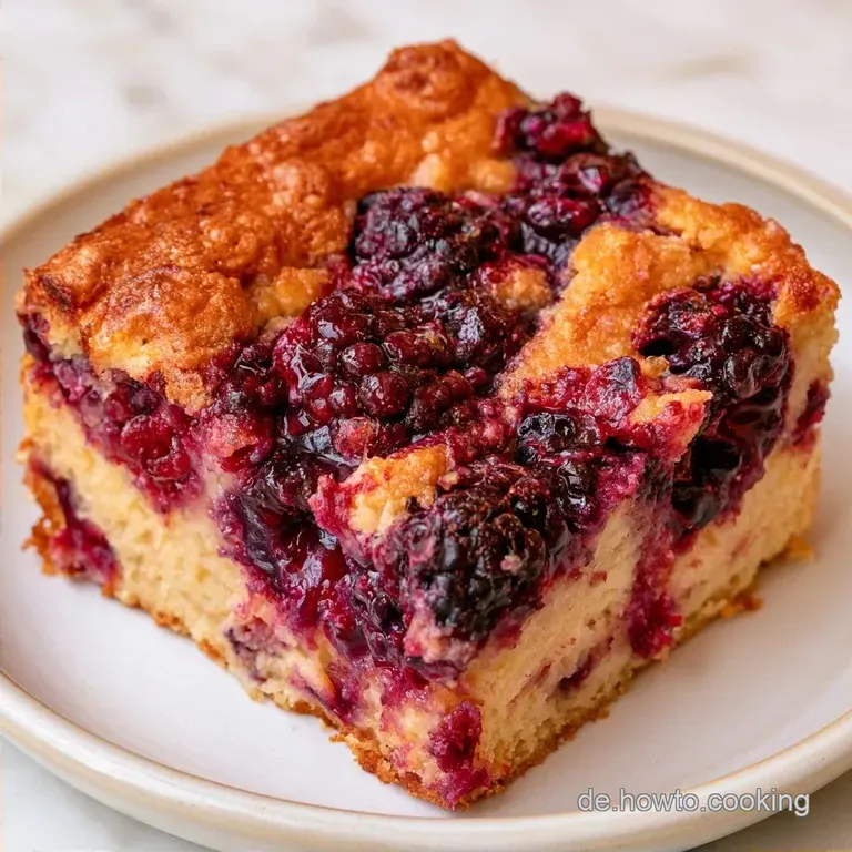 Saftiger Brombeerkuchen vom Blech