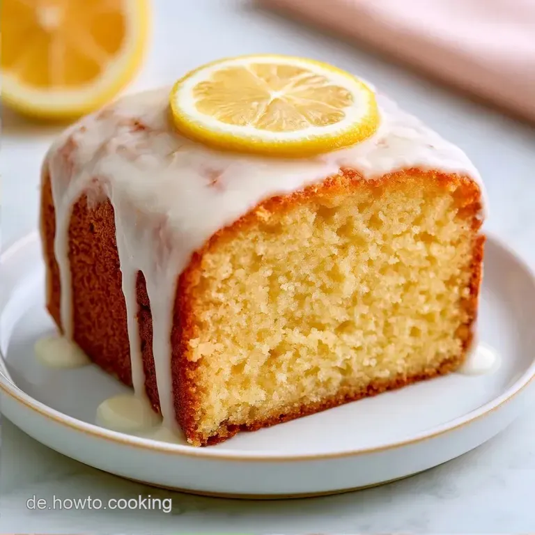 Saftiger Joghurt Zitronenkuchen mit &Ouml;l