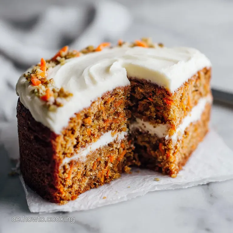 Saftiger Karottenkuchen: Klassisch mit N&uuml;ssen