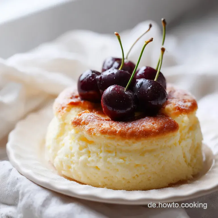 Saftiger K&auml;sekuchen ohne Boden