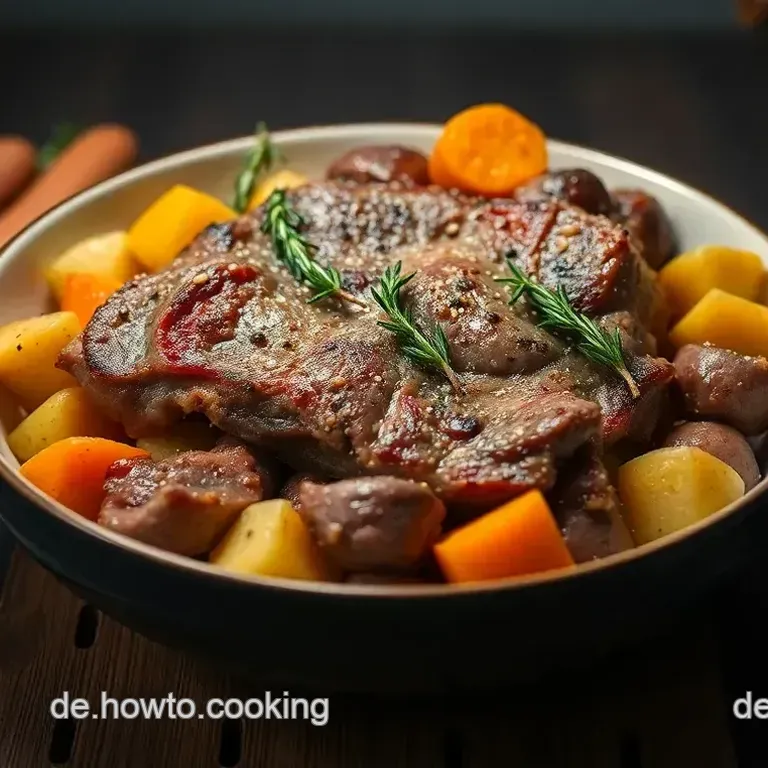 Ofenmeister Rezepte: Saftiger Rinderbraten mit Gemüse – Ein Klassiker