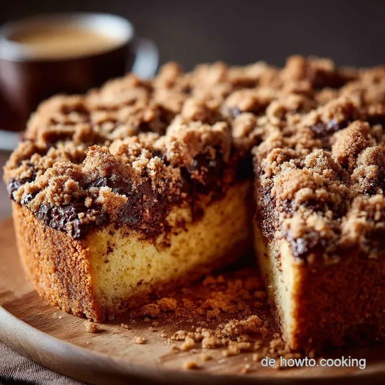 Saftiger Schoko Streuselkuchen: Omas Geheimtipp F&uuml;r Die Perfekte Kaffeetafel presentation