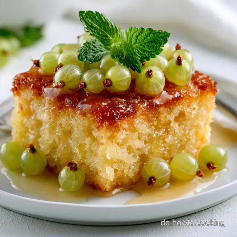 Saftiger Stachelbeerkuchen Vom Blech