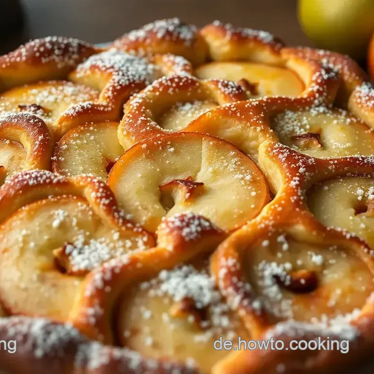 Saftiger Tassen Apfelkuchen mit Öl