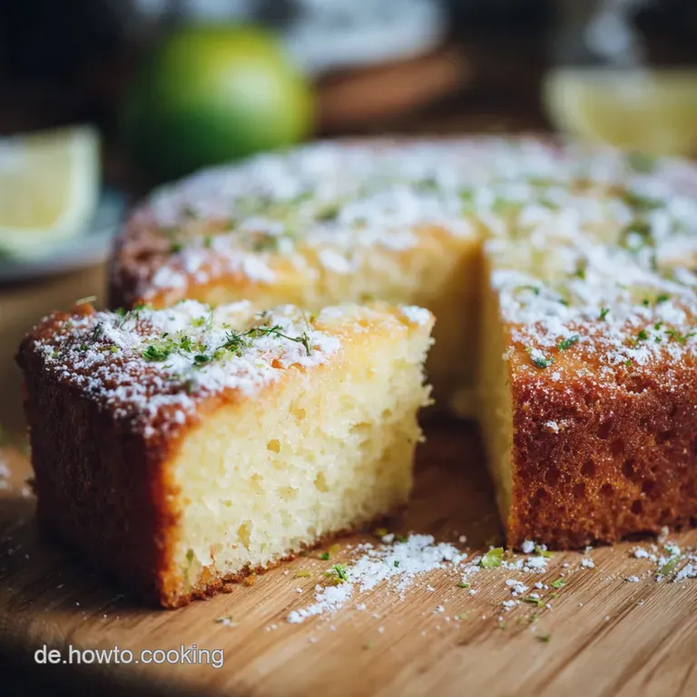 Veganer Zitronenkuchen Unglaublich saftig und schnell gemacht