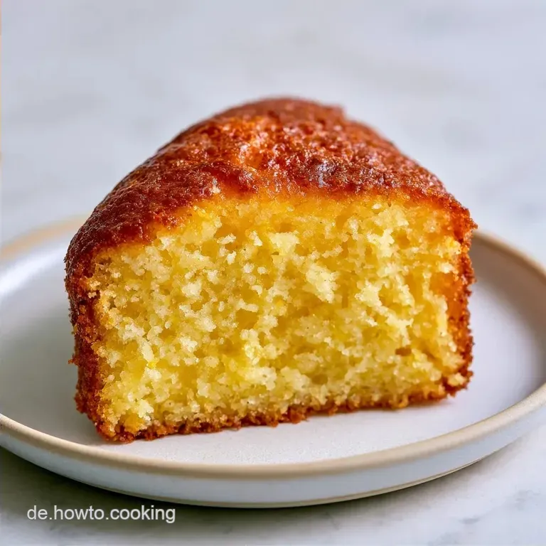 Saftiger Zitronenkuchen aus R&uuml;hrteig