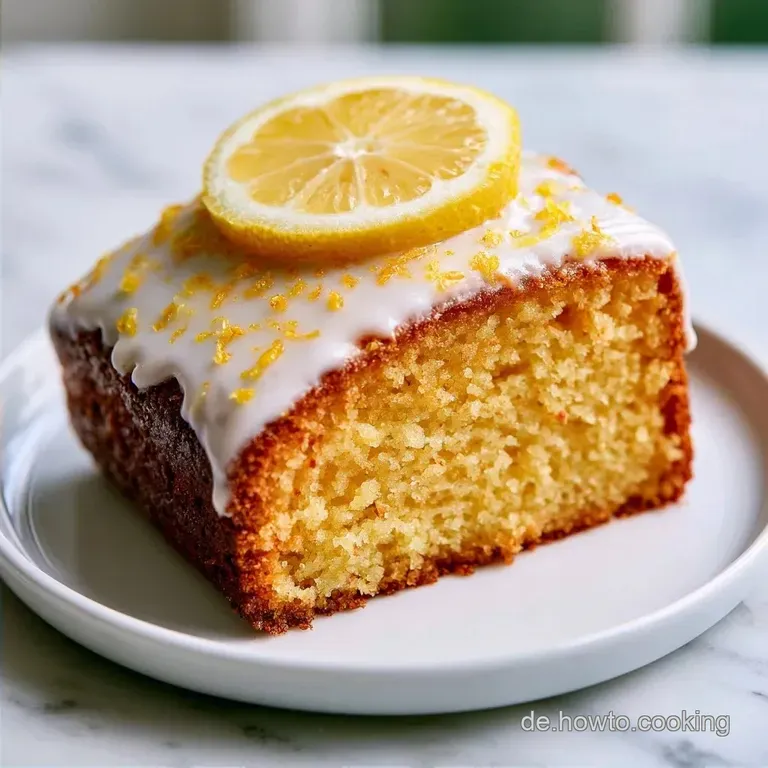 Saftiger Zitronenkuchen aus der Kastenform